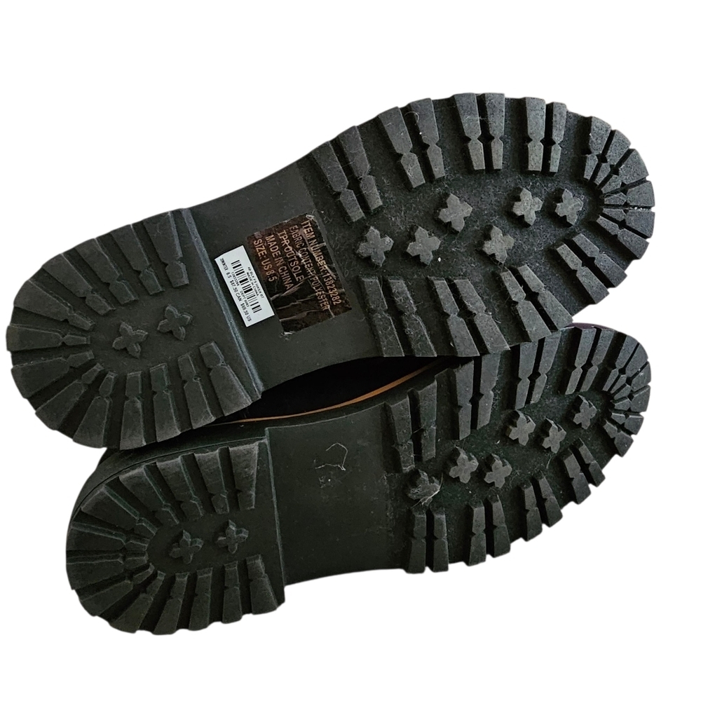 Torrid Hiker Lug Bootie Wide Width Black - Picture 6 of 10